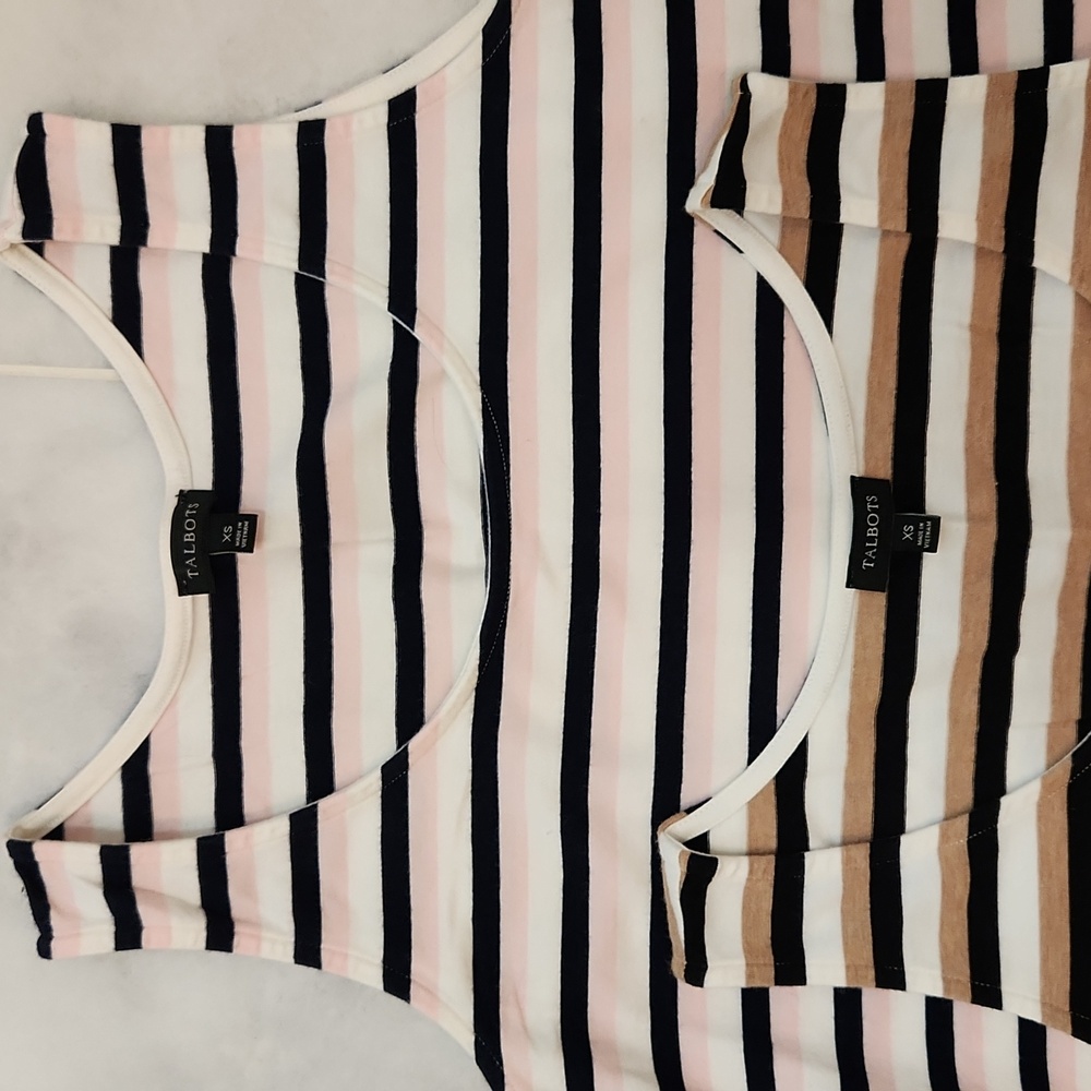 Talbots Striped Tank Tops - Picture 2 of 12